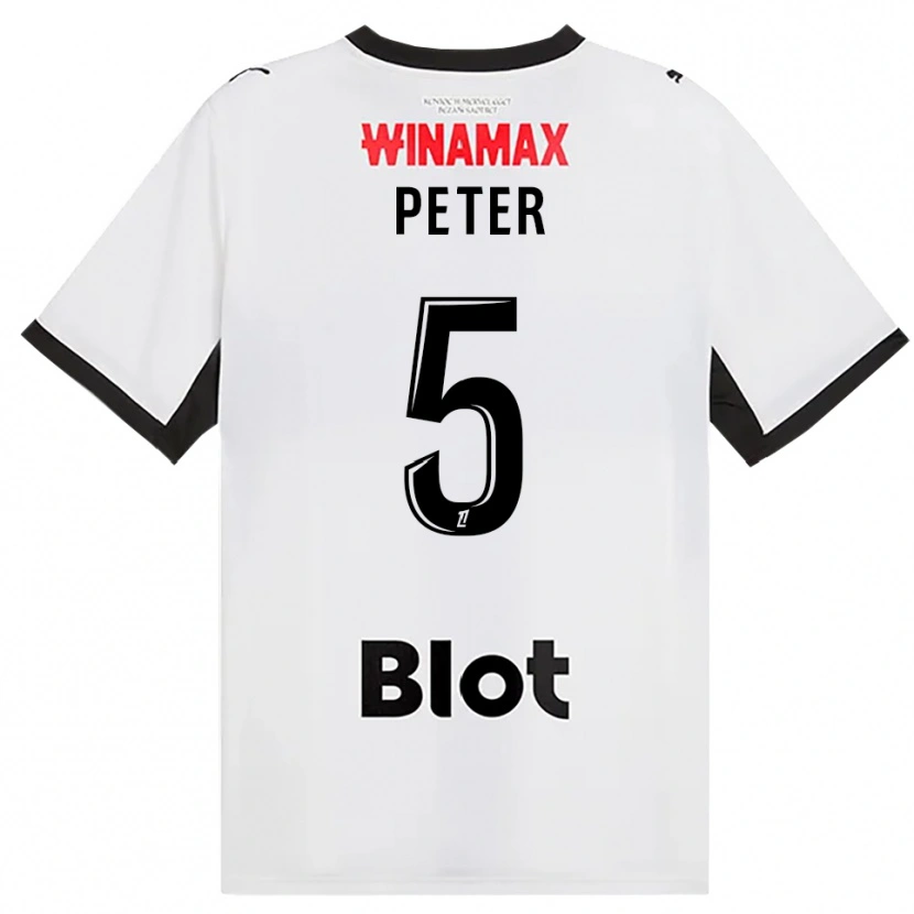 Danxen Kinderen Joseph Peter #5 Zwart Wit Rood Uitshirt Uittenue 2026/27 T-Shirt