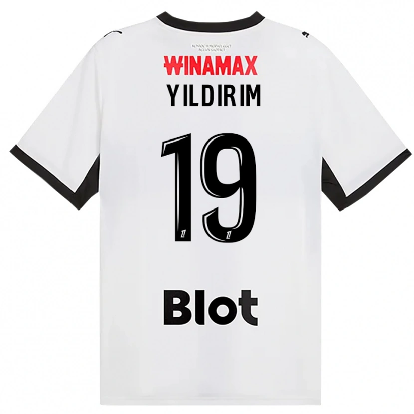 Danxen Kinderen Bertuğ Yıldırım #19 Zwart Wit Rood Uitshirt Uittenue 2026/27 T-Shirt