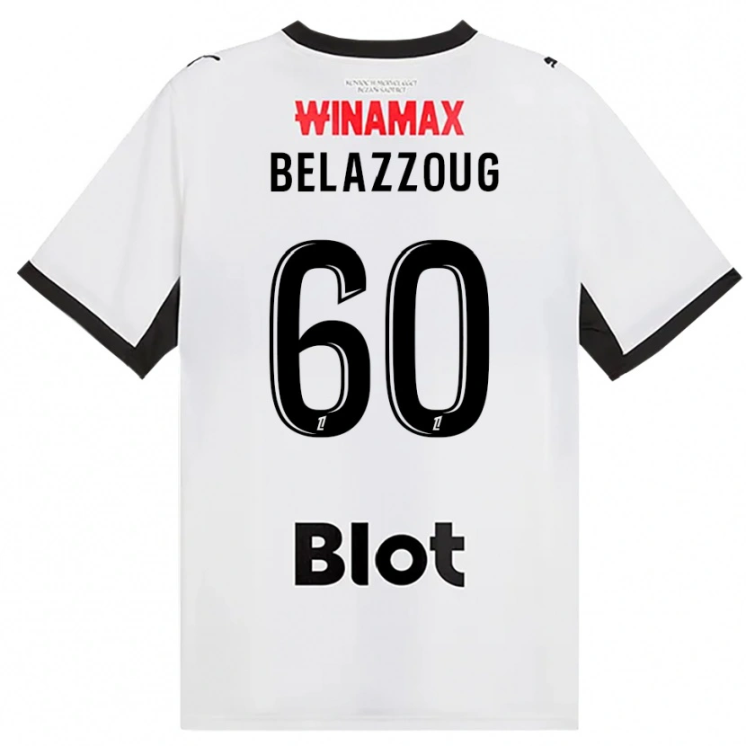 Danxen Kinderen Kilian Belazzoug #60 Zwart Wit Rood Uitshirt Uittenue 2026/27 T-Shirt