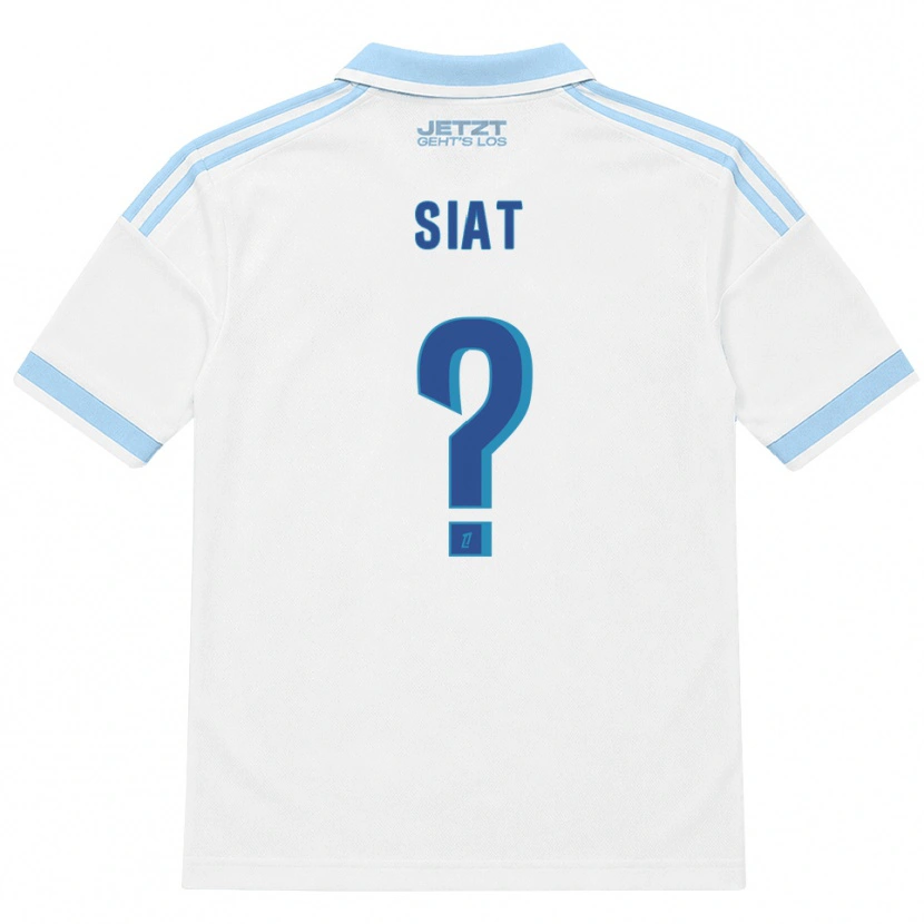 Danxen Kinderen Victor Siat #0 Licht Hemelsblauw Wit Rood Uitshirt Uittenue 2026/27 T-Shirt