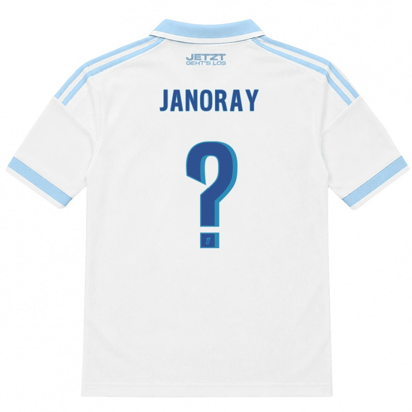 Danxen Kinderen Sacha Janoray #0 Licht Hemelsblauw Wit Rood Uitshirt Uittenue 2026/27 T-Shirt