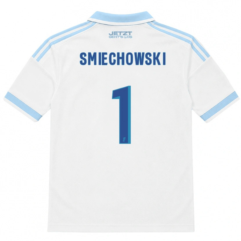 Danxen Kinderen Artur Smiechowski #1 Licht Hemelsblauw Wit Rood Uitshirt Uittenue 2026/27 T-Shirt