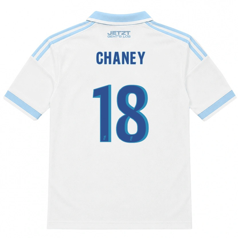 Danxen Kinderen Amanda Chaney #18 Licht Hemelsblauw Wit Rood Uitshirt Uittenue 2026/27 T-Shirt