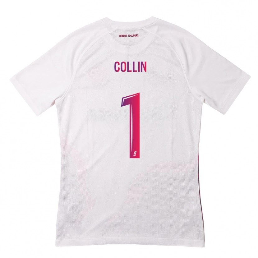 Danxen Kinderen Théo Collin #1 Wit Roze Paars Uitshirt Uittenue 2026/27 T-Shirt