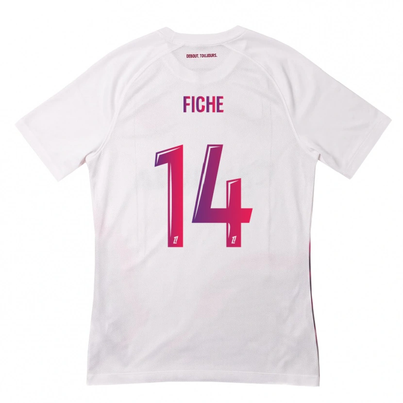 Danxen Kinderen Anis Fiche #14 Wit Roze Paars Uitshirt Uittenue 2026/27 T-Shirt
