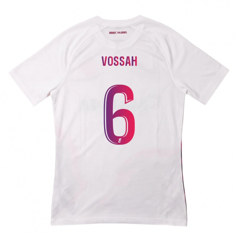 Danxen Kinderen Alexis Vossah #6 Wit Roze Paars Uitshirt Uittenue 2026/27 T-Shirt
