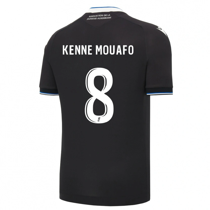 Danxen Kinderen Kilyan Kenne Mouafo #8 Zwart Blauw Wit Uitshirt Uittenue 2026/27 T-Shirt