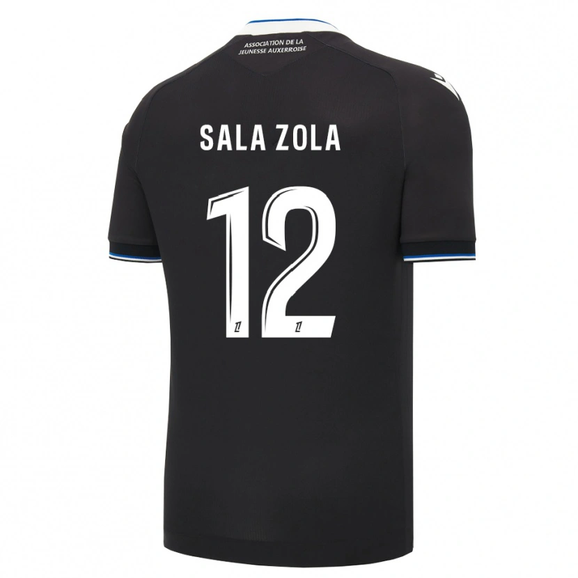 Danxen Kinderen Benaja Sala Zola #12 Zwart Blauw Wit Uitshirt Uittenue 2026/27 T-Shirt