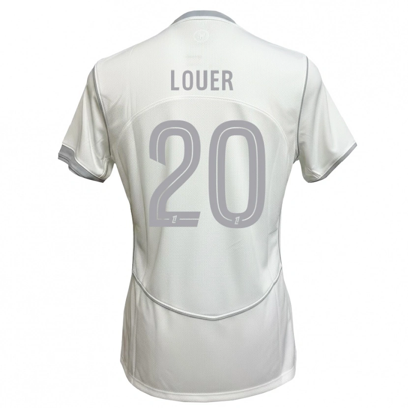 Danxen Kinderen Marius Louër #20 Wit Grijs Uitshirt Uittenue 2026/27 T-Shirt