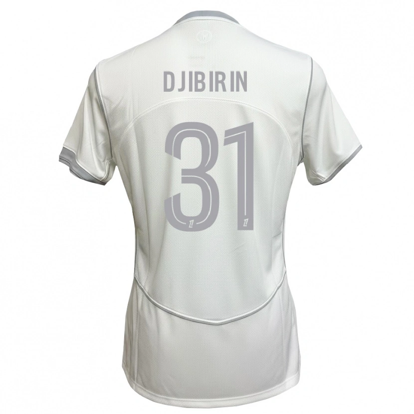 Danxen Kinderen Harouna Djibirin #31 Wit Grijs Uitshirt Uittenue 2026/27 T-Shirt