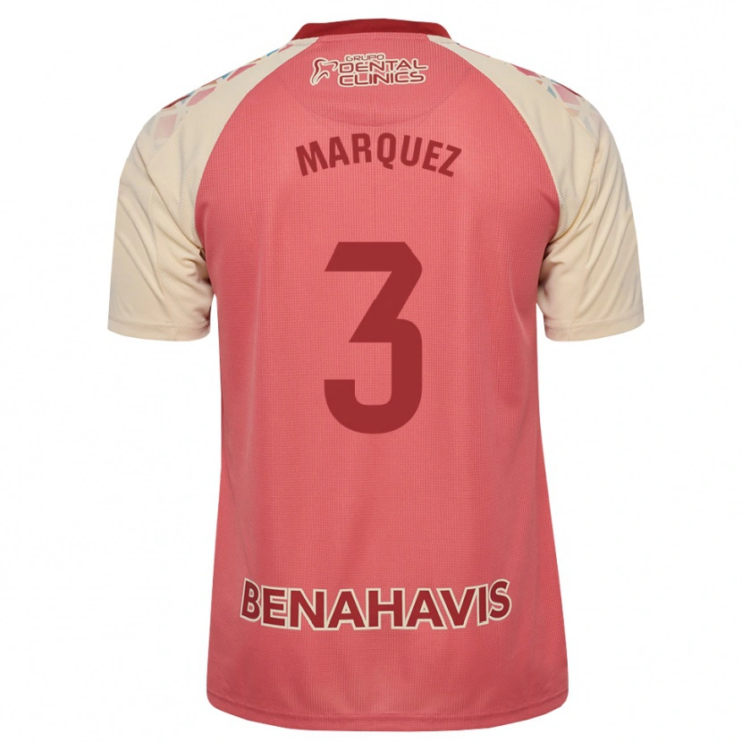 Danxen Kinderen David Márquez #3 Lichtroze Rood Blauw Uitshirt Uittenue 2026/27 T-Shirt