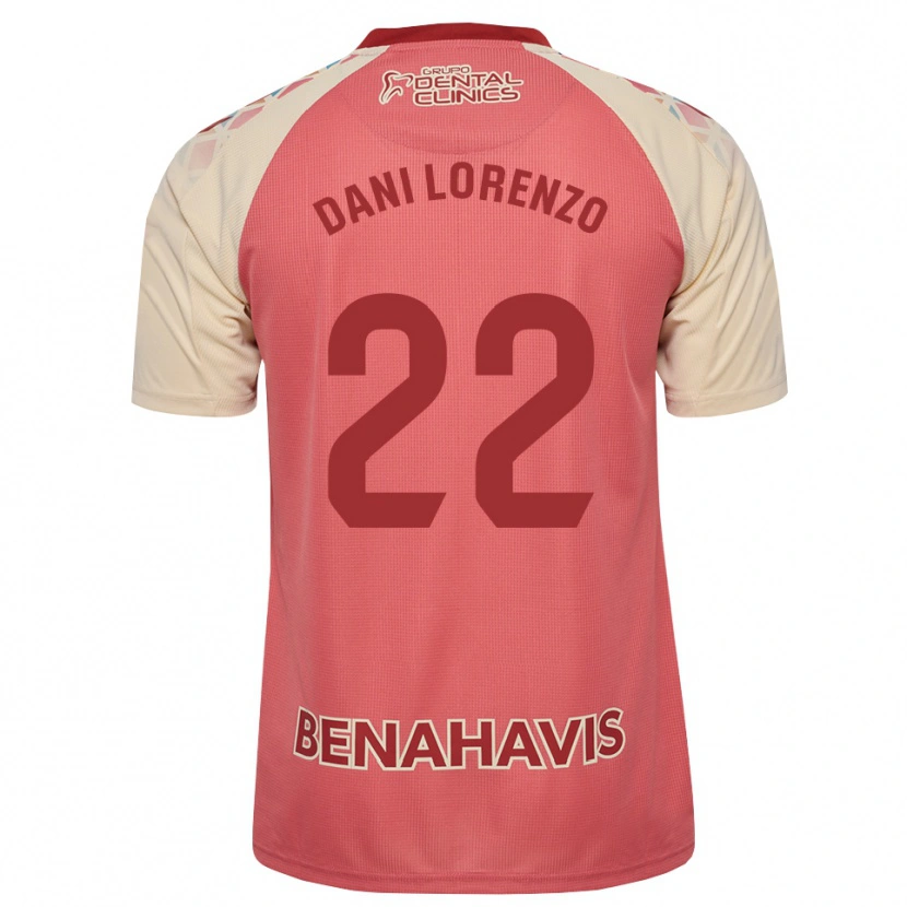 Danxen Kinderen Dani Lorenzo #22 Lichtroze Rood Blauw Uitshirt Uittenue 2026/27 T-Shirt