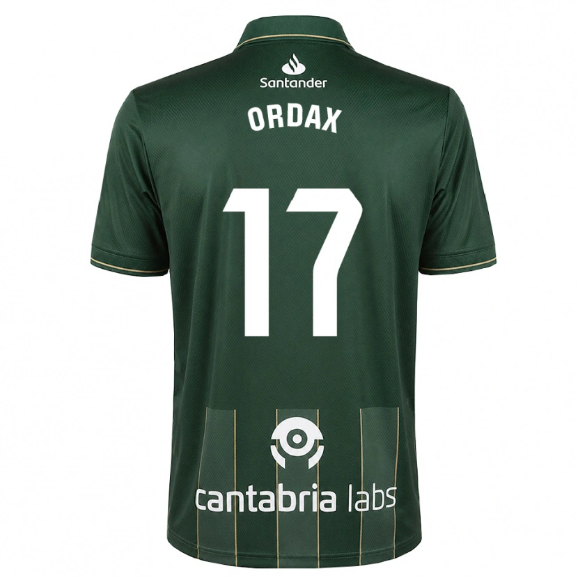 Danxen Kinderen Naiara Ordax Ibáñez #17 Donker Leigrijs Wit Uitshirt Uittenue 2026/27 T-Shirt