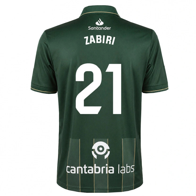 Danxen Kinderen Yassir Zabiri #21 Donker Leigrijs Wit Uitshirt Uittenue 2026/27 T-Shirt