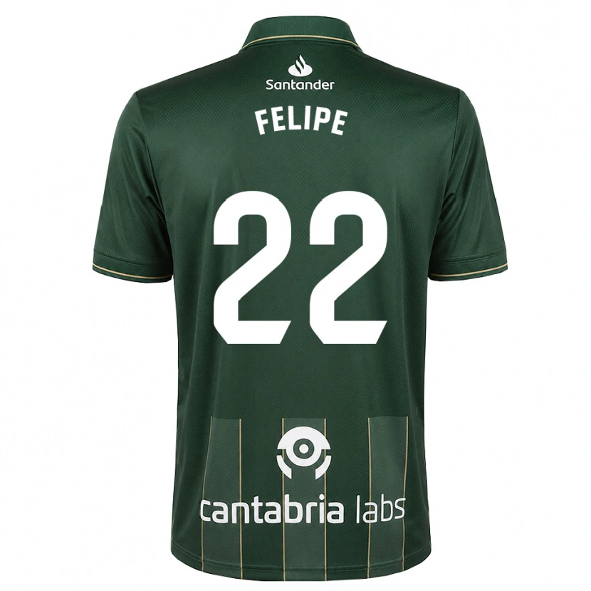 Danxen Kinderen Pedro Felipe #22 Donker Leigrijs Wit Uitshirt Uittenue 2026/27 T-Shirt