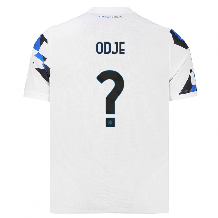 Danxen Kinderen Jeff Odje #0 Wit Rood Blauw Uitshirt Uittenue 2026/27 T-Shirt