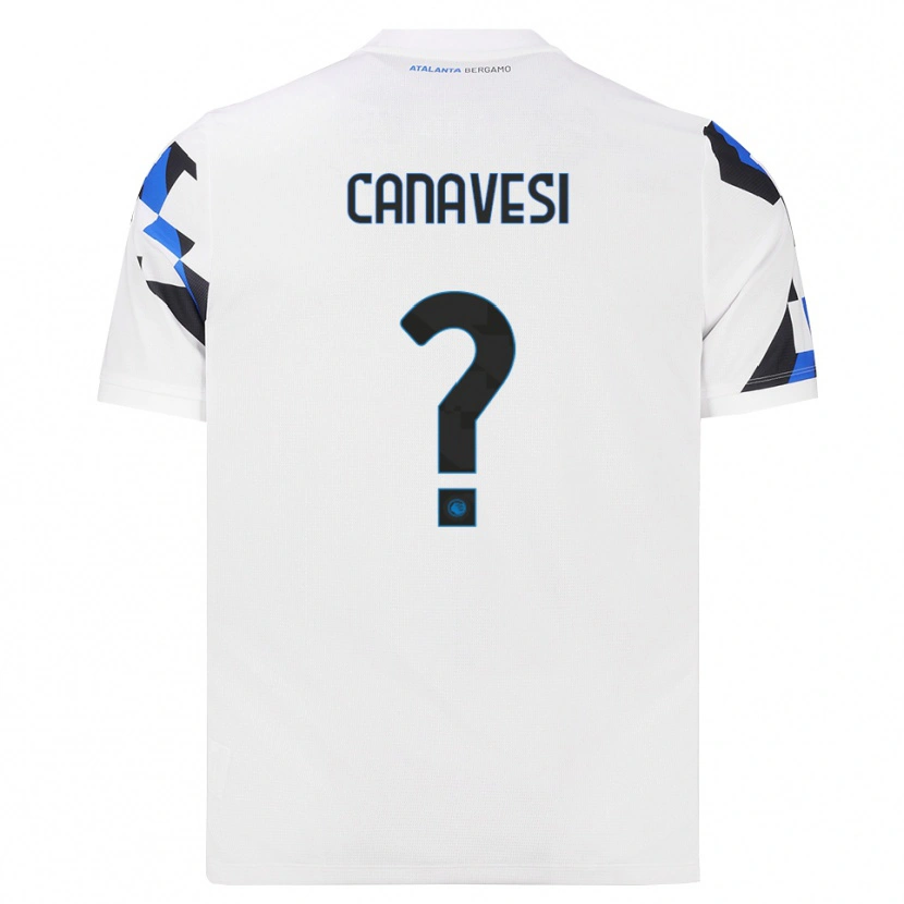 Danxen Kinderen Daniele Canavesi #0 Wit Rood Blauw Uitshirt Uittenue 2026/27 T-Shirt