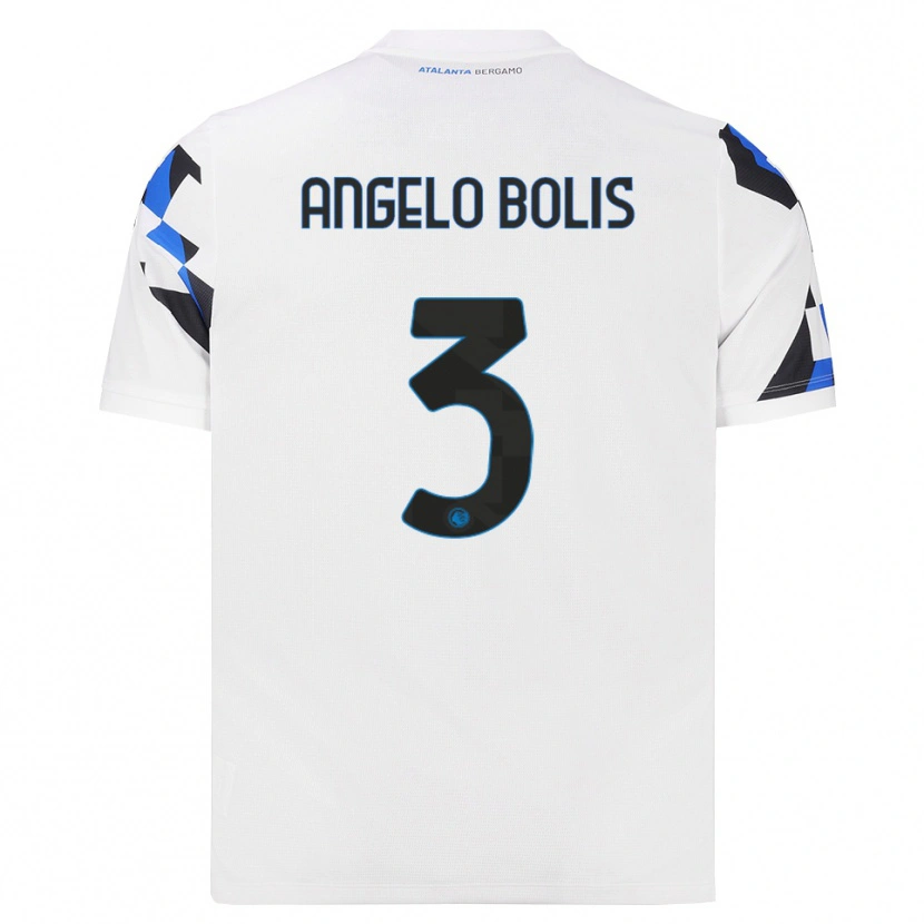 Danxen Kinderen Tommaso Angelo Bolis #3 Wit Rood Blauw Uitshirt Uittenue 2026/27 T-Shirt