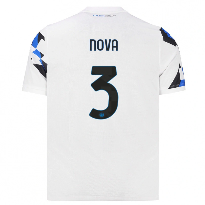 Danxen Kinderen Riccardo Nova #3 Wit Rood Blauw Uitshirt Uittenue 2026/27 T-Shirt