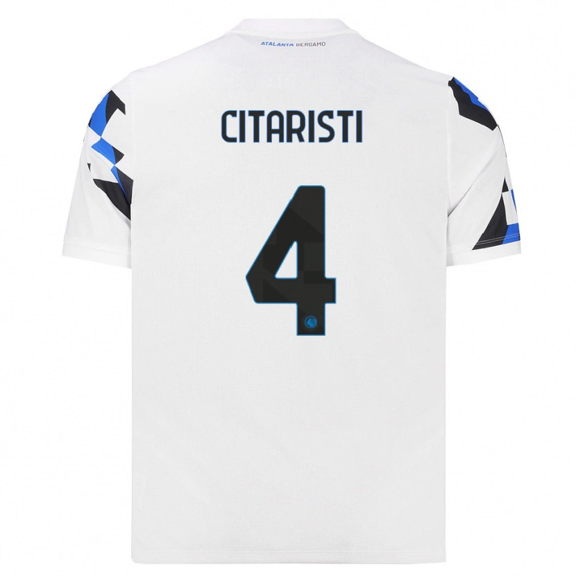 Danxen Kinderen Christian Citaristi #4 Wit Rood Blauw Uitshirt Uittenue 2026/27 T-Shirt