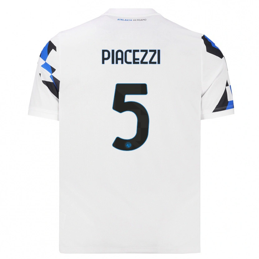 Danxen Kinderen Eleonora Piacezzi #5 Wit Rood Blauw Uitshirt Uittenue 2026/27 T-Shirt