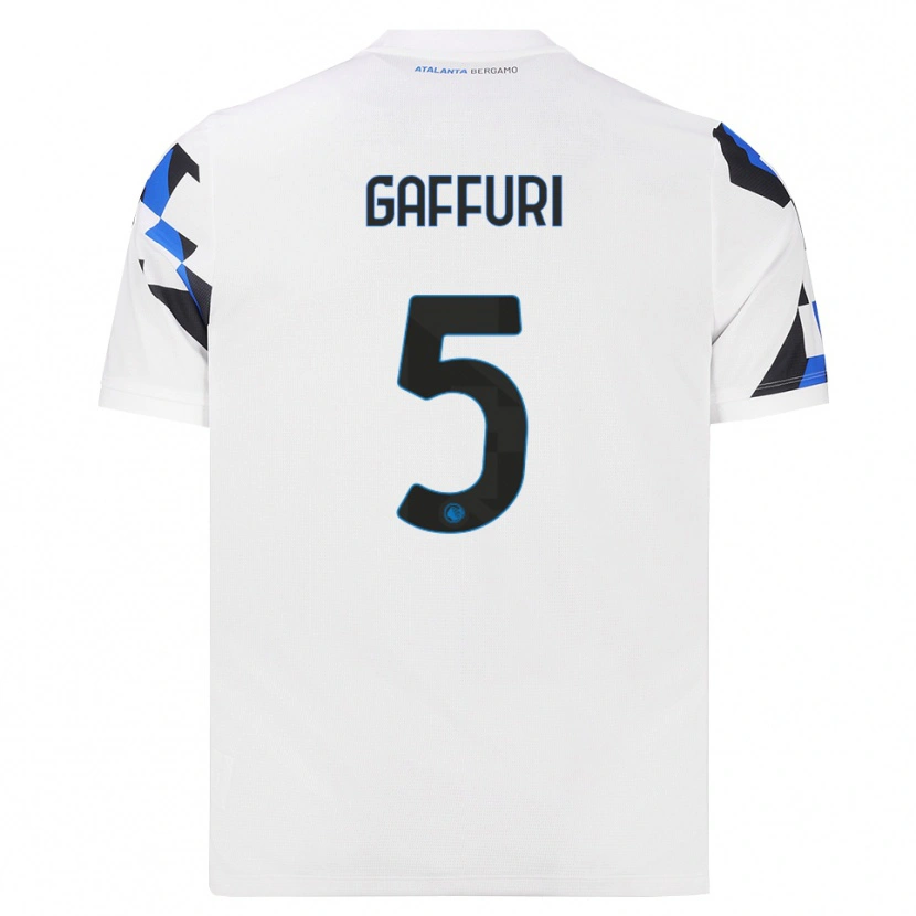 Danxen Kinderen Metash Gaffuri #5 Wit Rood Blauw Uitshirt Uittenue 2026/27 T-Shirt