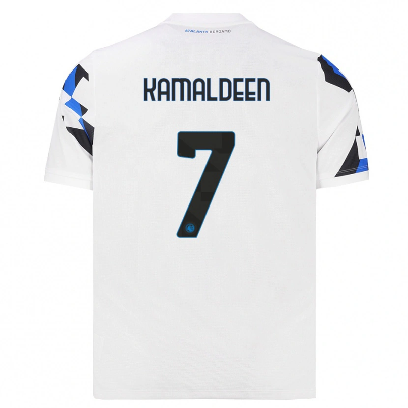 Danxen Kinderen Kamaldeen Sulemana #7 Wit Rood Blauw Uitshirt Uittenue 2026/27 T-Shirt