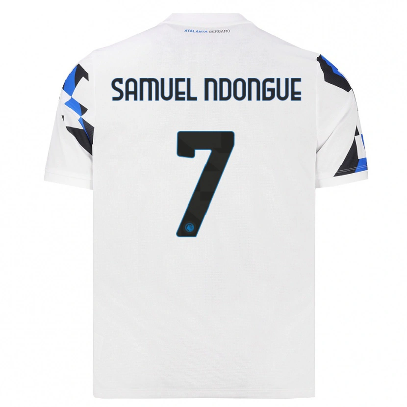 Danxen Kinderen Frederick Ndongue #7 Wit Rood Blauw Uitshirt Uittenue 2026/27 T-Shirt