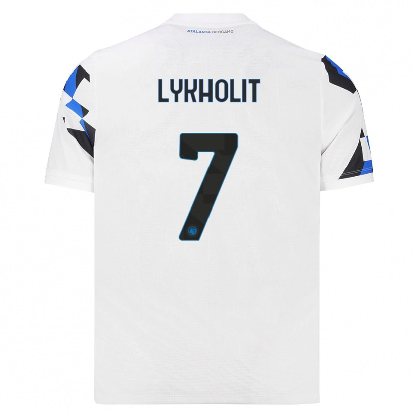 Danxen Kinderen Ivan Lykholit #7 Wit Rood Blauw Uitshirt Uittenue 2026/27 T-Shirt