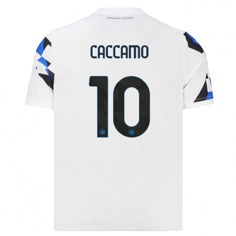 Danxen Kinderen Patrizia Caccamo #10 Wit Rood Blauw Uitshirt Uittenue 2026/27 T-Shirt
