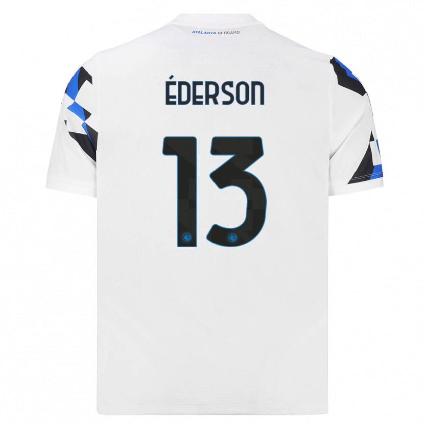 Danxen Kinderen Éderson José Dos Santos Lourenço Da Silva #13 Wit Rood Blauw Uitshirt Uittenue 2026/27 T-Shirt