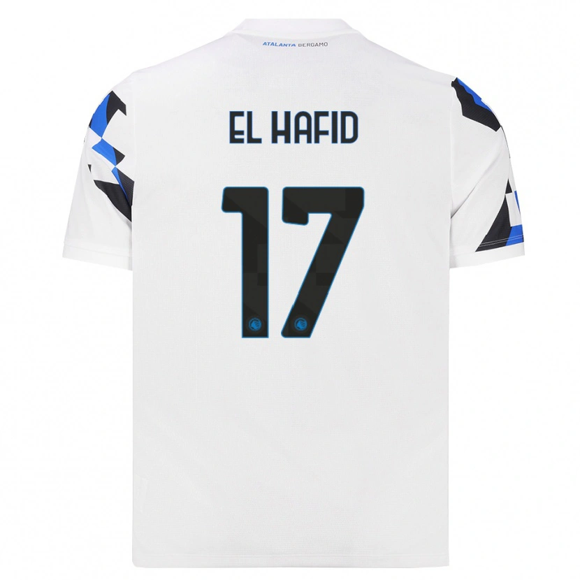 Danxen Kinderen Badr El Hafid #17 Wit Rood Blauw Uitshirt Uittenue 2026/27 T-Shirt