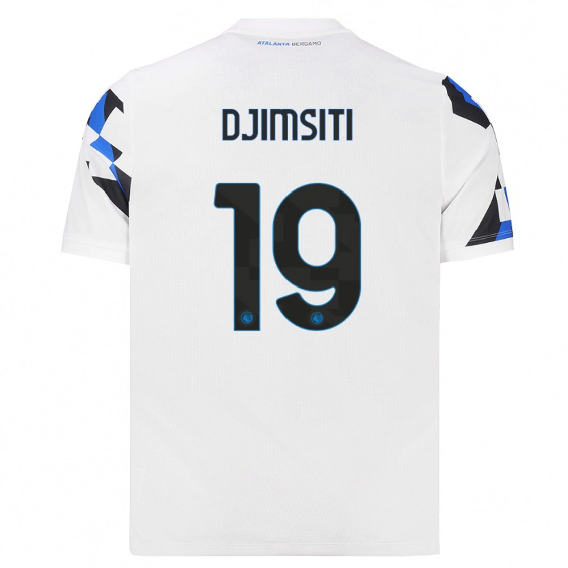 Danxen Kinderen Berat Djimsiti #19 Wit Rood Blauw Uitshirt Uittenue 2026/27 T-Shirt