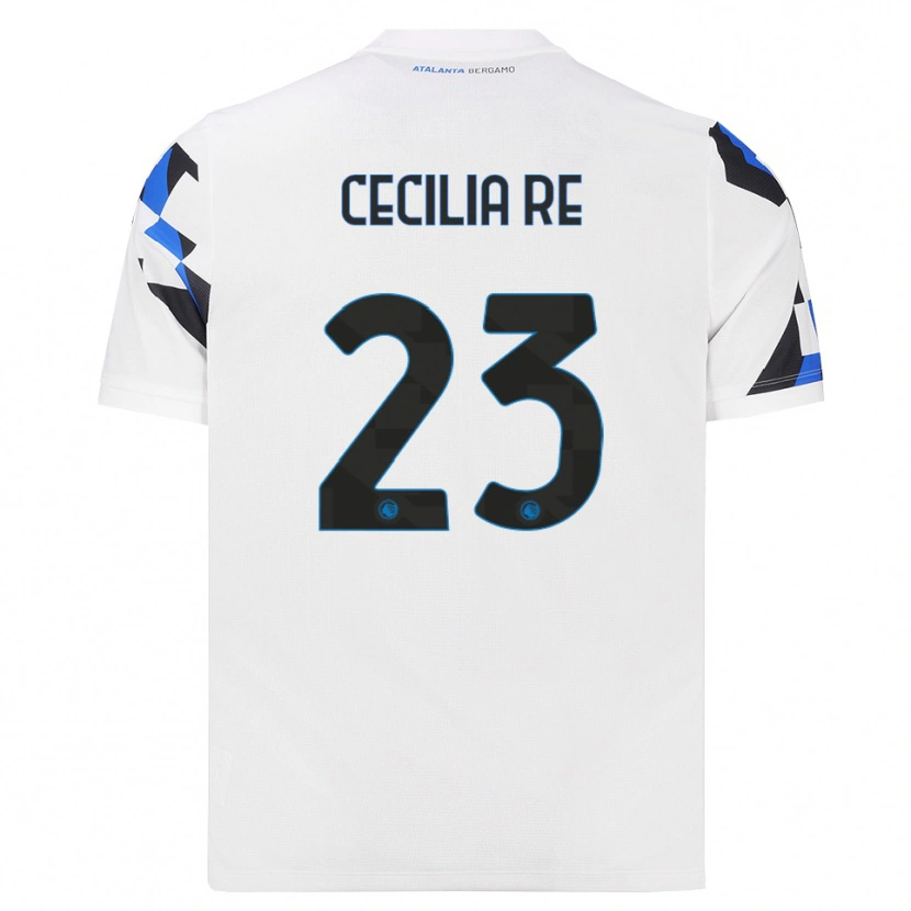 Danxen Kinderen Cecilia Re #23 Wit Rood Blauw Uitshirt Uittenue 2026/27 T-Shirt