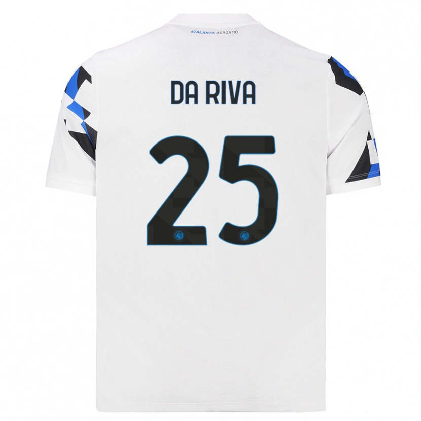 Danxen Kinderen Jacopo Da Riva #25 Wit Rood Blauw Uitshirt Uittenue 2026/27 T-Shirt