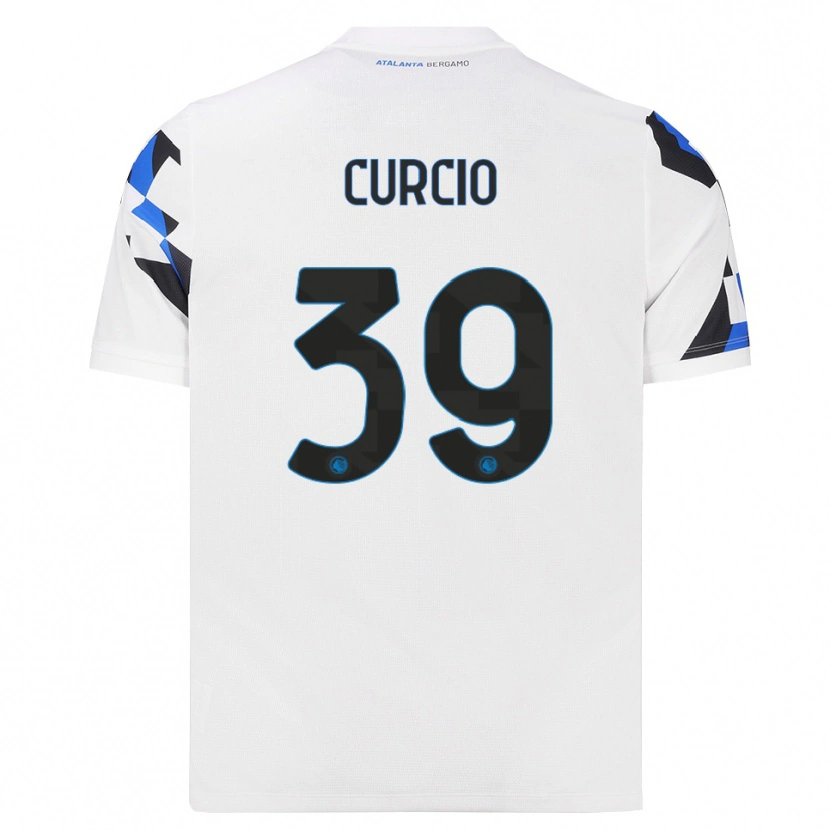Danxen Kinderen Daniel Curcio #39 Wit Rood Blauw Uitshirt Uittenue 2026/27 T-Shirt