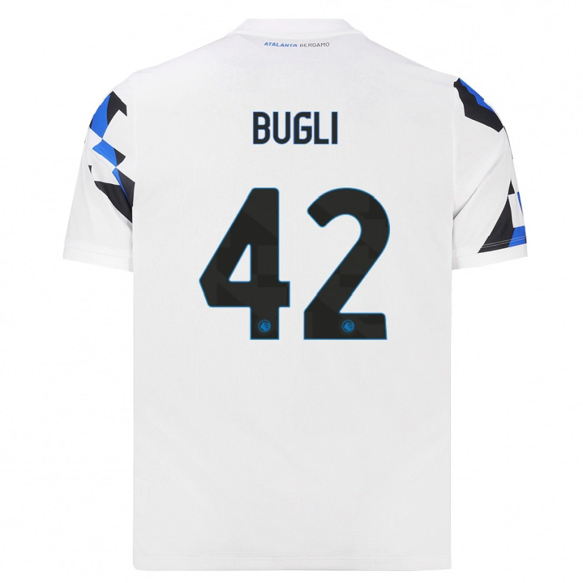 Danxen Kinderen Gabriel Bugli #42 Wit Rood Blauw Uitshirt Uittenue 2026/27 T-Shirt