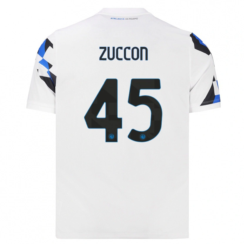 Danxen Kinderen Federico Zuccon #45 Wit Rood Blauw Uitshirt Uittenue 2026/27 T-Shirt