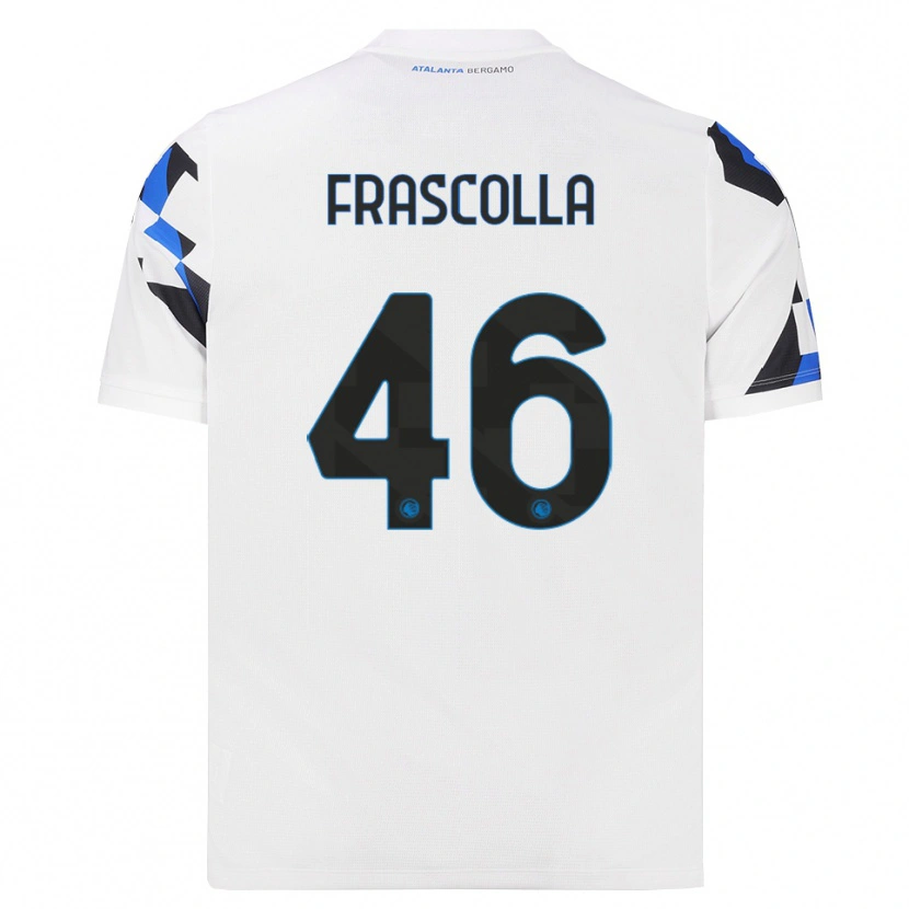 Danxen Kinderen Andrea Frascolla #46 Wit Rood Blauw Uitshirt Uittenue 2026/27 T-Shirt