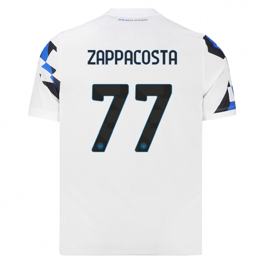 Danxen Kinderen Davide Zappacosta #77 Wit Rood Blauw Uitshirt Uittenue 2026/27 T-Shirt