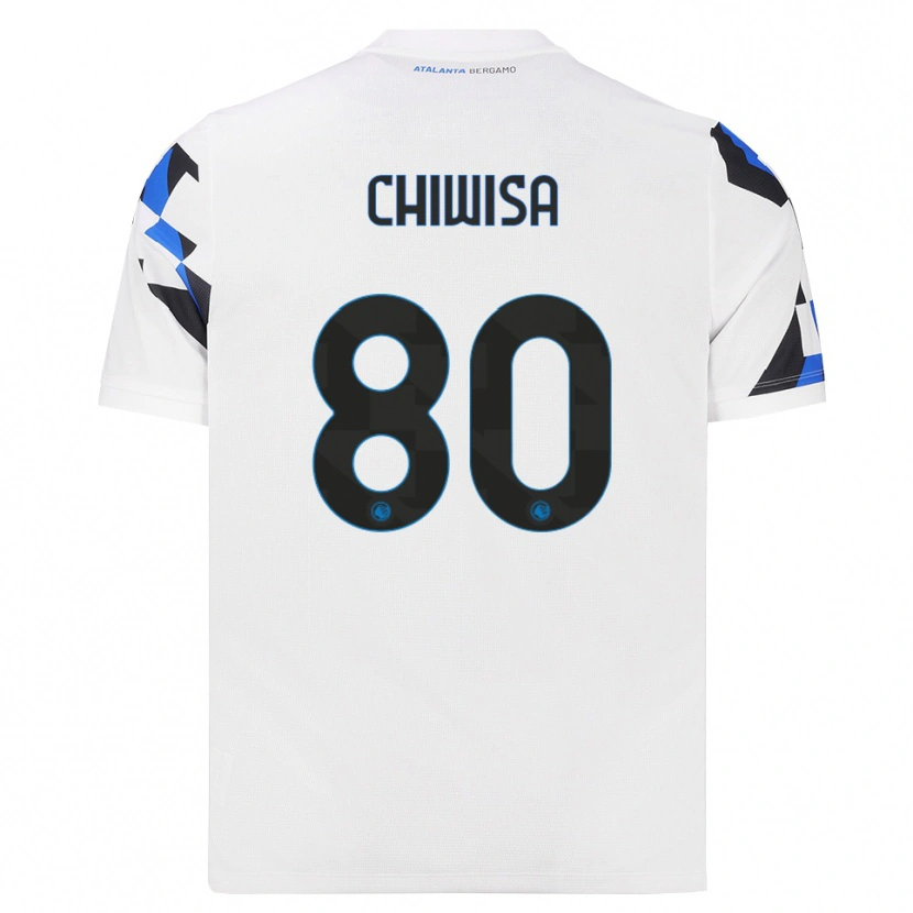 Danxen Kinderen Mannah Chiwisa #80 Wit Rood Blauw Uitshirt Uittenue 2026/27 T-Shirt