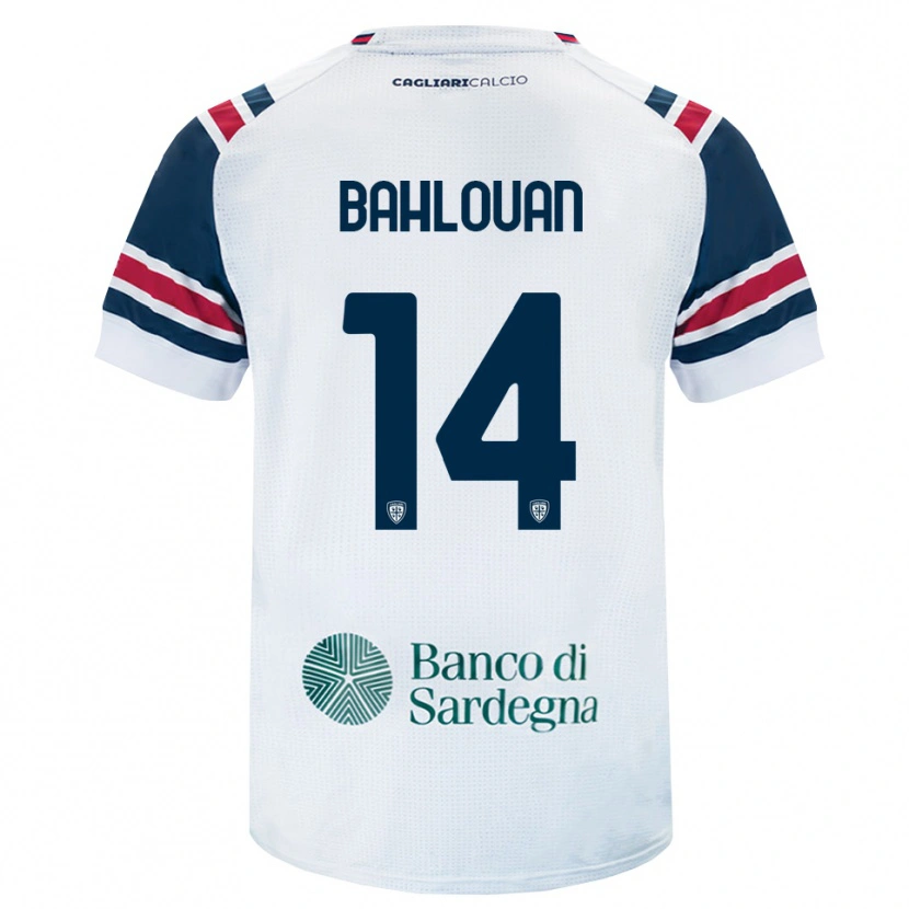 Danxen Kinderen Amine Bahlouan #14 Wit Rood Groen Uitshirt Uittenue 2026/27 T-Shirt