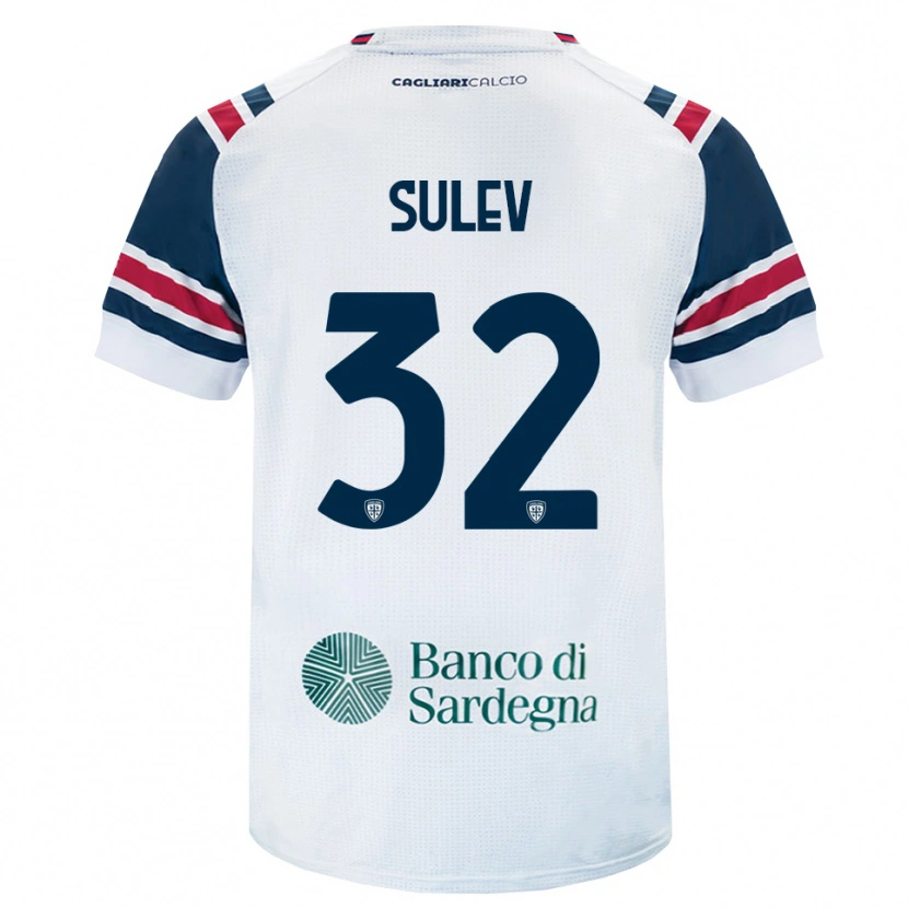 Danxen Kinderen Ivan Sulev #32 Wit Rood Groen Uitshirt Uittenue 2026/27 T-Shirt