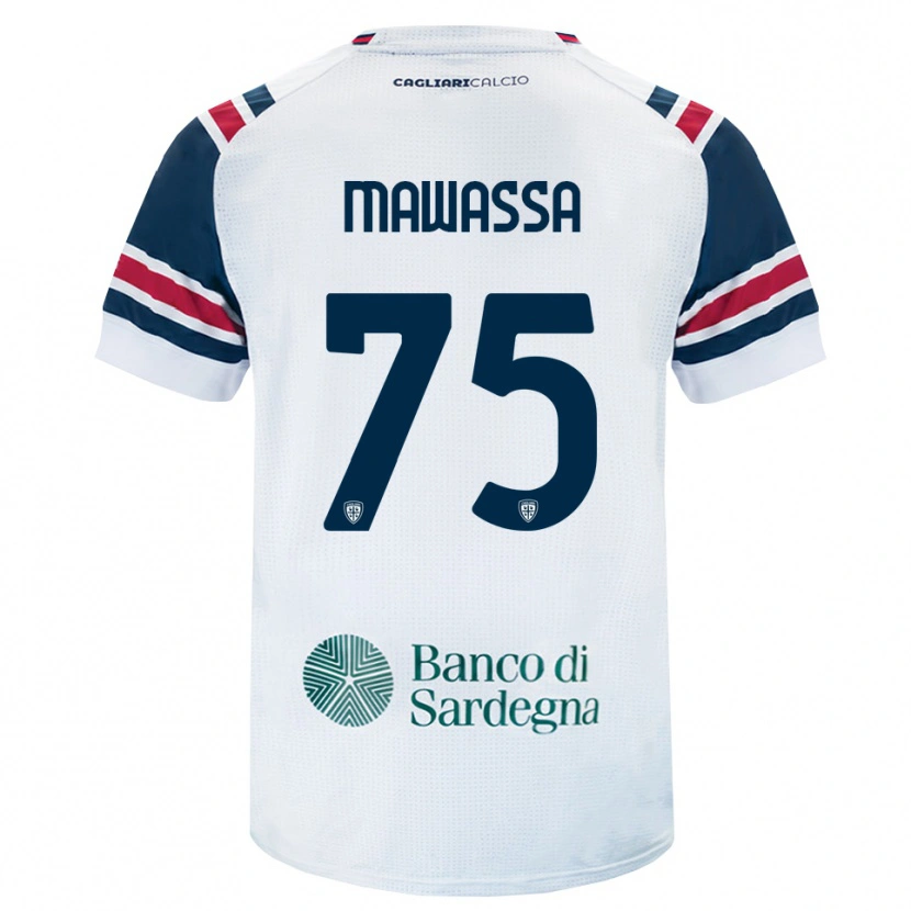 Danxen Kinderen Enoch Mawassa #75 Wit Rood Groen Uitshirt Uittenue 2026/27 T-Shirt