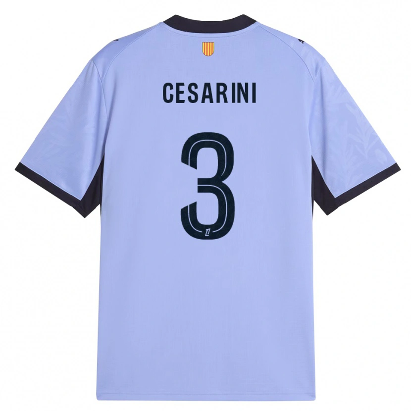 Danxen Kinderen Gaëtan Cesarini #3 Lavendel Zwart Thuisshirt Derde Tenue 2026/27 T-Shirt