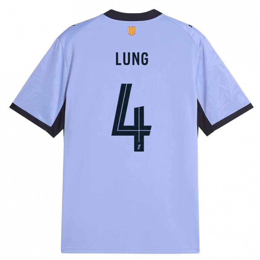 Danxen Kinderen Sacha Lung #4 Lavendel Zwart Thuisshirt Derde Tenue 2026/27 T-Shirt