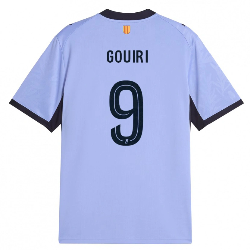 Danxen Kinderen Amine Gouiri #9 Lavendel Zwart Thuisshirt Derde Tenue 2026/27 T-Shirt