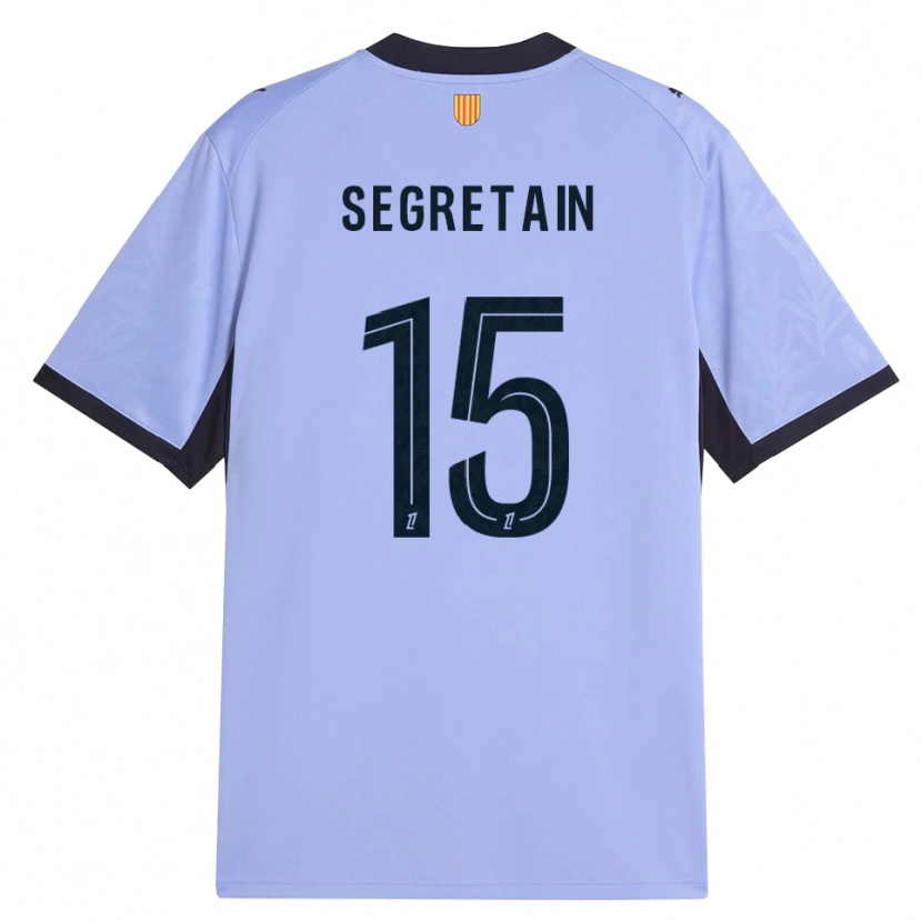 Danxen Kinderen Julie Ségrétain #15 Lavendel Zwart Thuisshirt Derde Tenue 2026/27 T-Shirt