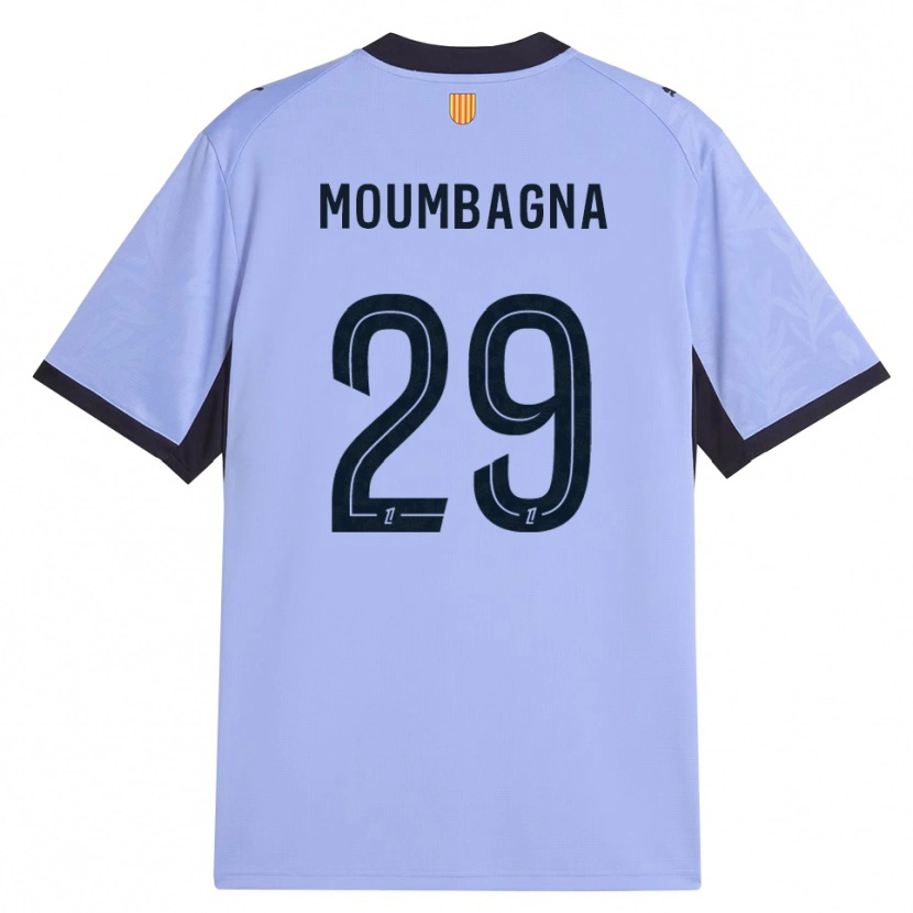 Danxen Kinderen Faris Moumbagna #29 Lavendel Zwart Thuisshirt Derde Tenue 2026/27 T-Shirt