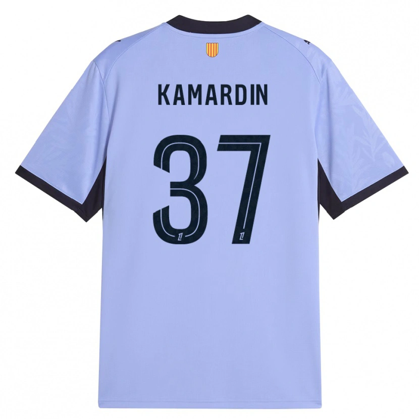 Danxen Kinderen Aaron Kamardin #37 Lavendel Zwart Thuisshirt Derde Tenue 2026/27 T-Shirt